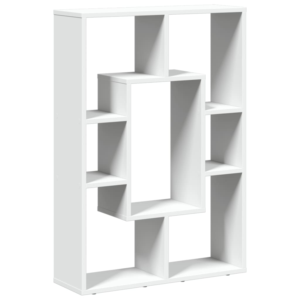 Biblioteka bijela 63x20x90 cm, inženjerski drvo