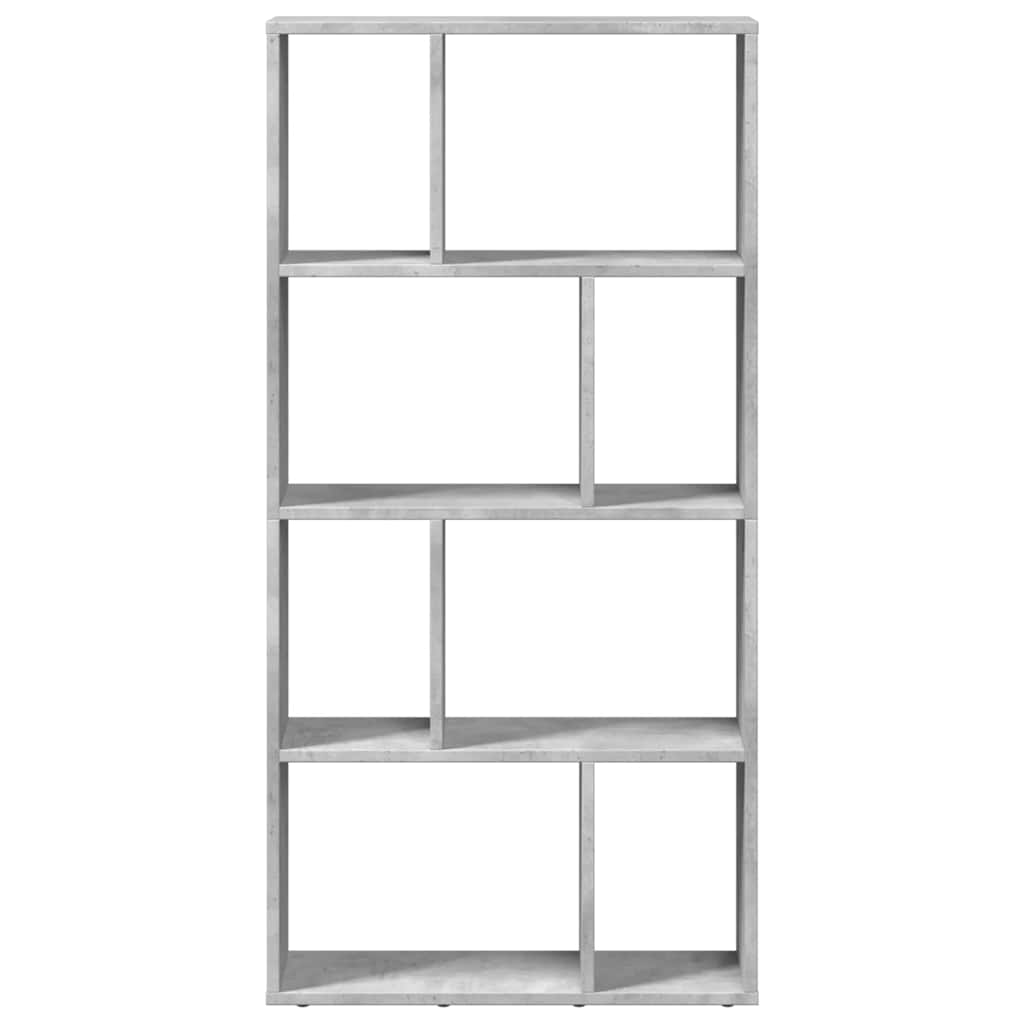 Regal za knjige boja betona 60x20x120,5 cm konstruirano drvo