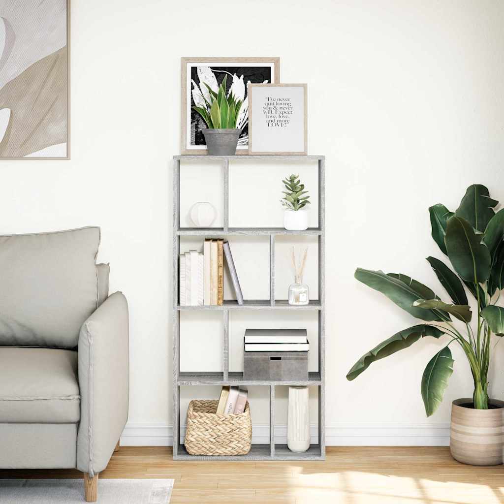 Regal za knjige boja hrasta 60x20x120,5 cm konstruirano drvo