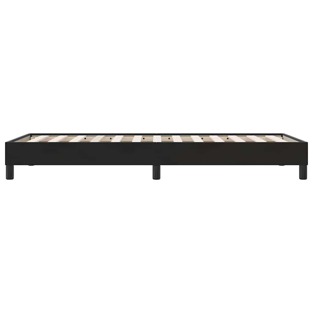 Okvir kreveta bez madraca crni 90x210 cm baršun