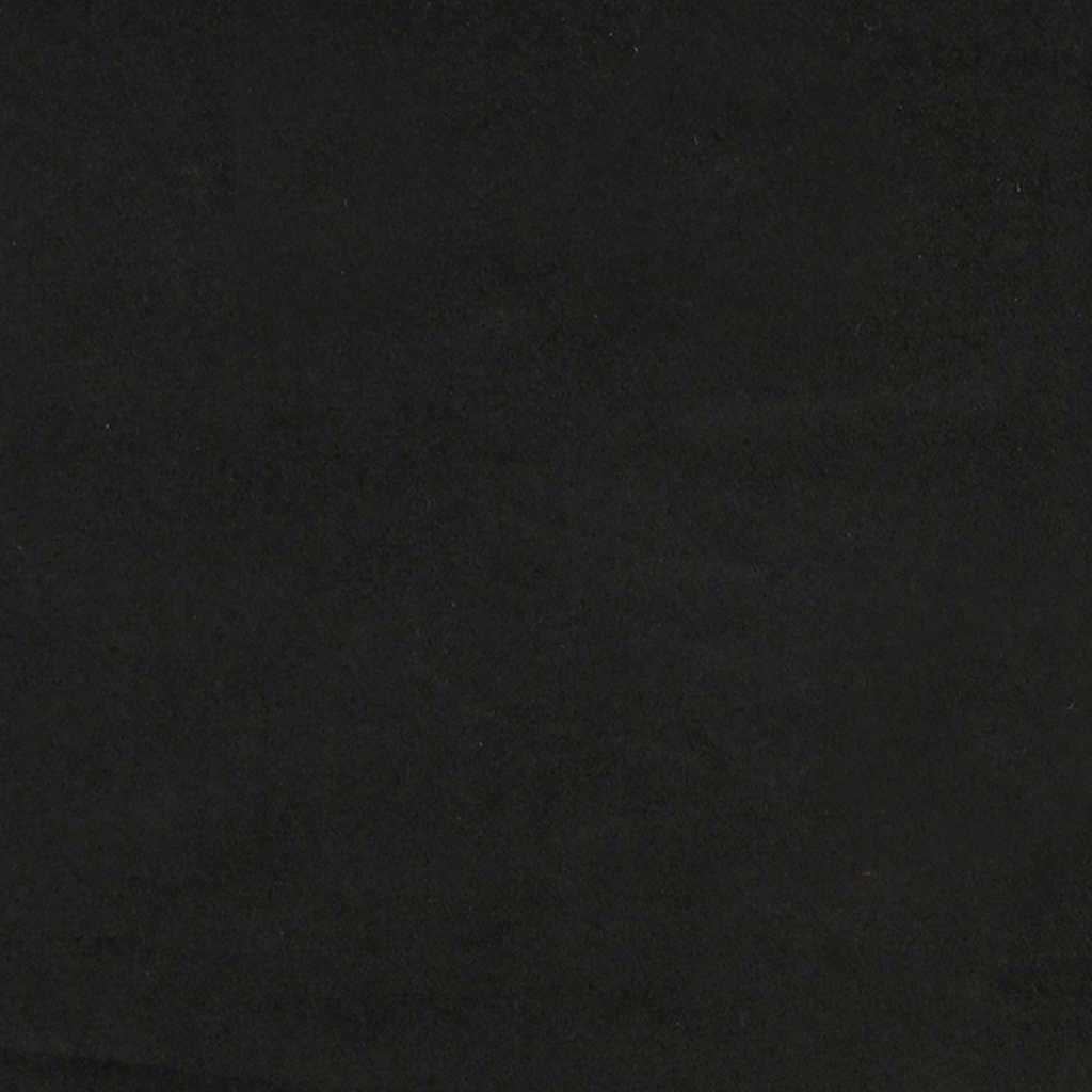 Okvir kreveta bez madraca crni 180x220 cm baršun