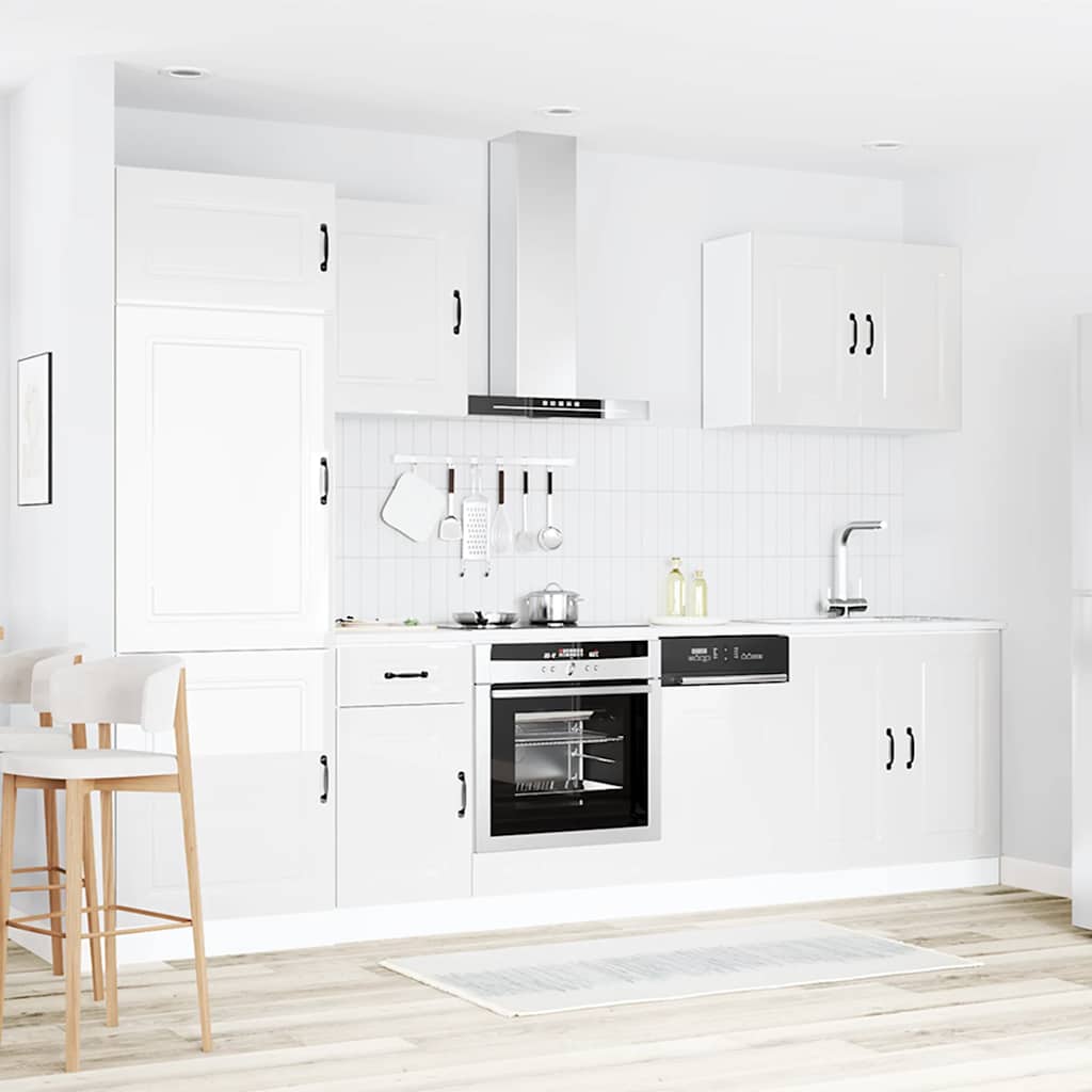 7-dijelni set kuhinjskih ormarića Kalmar konstruiranog drva
