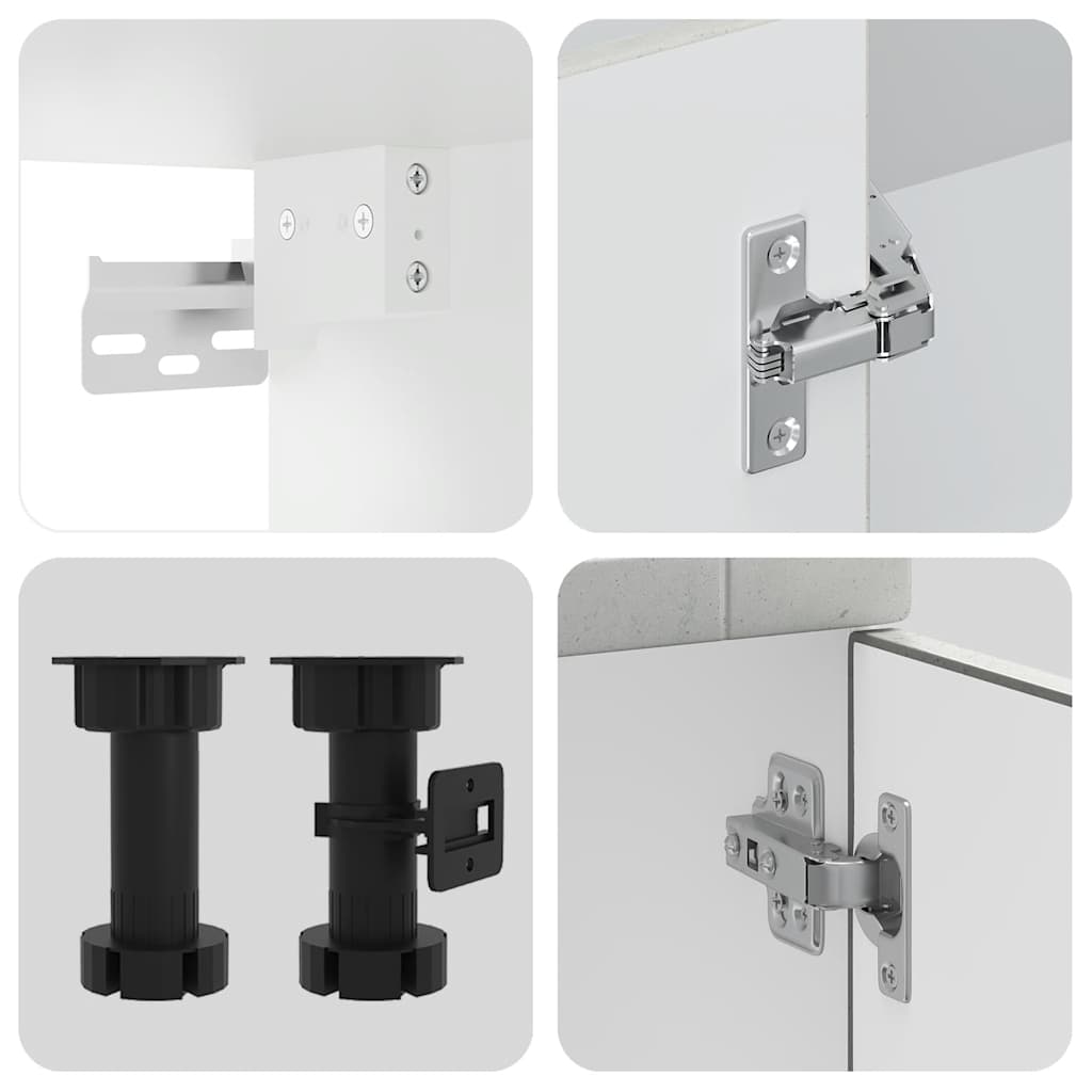 8-dijelni set kuhinjskih ormarića Kalmar konstruiranog drva