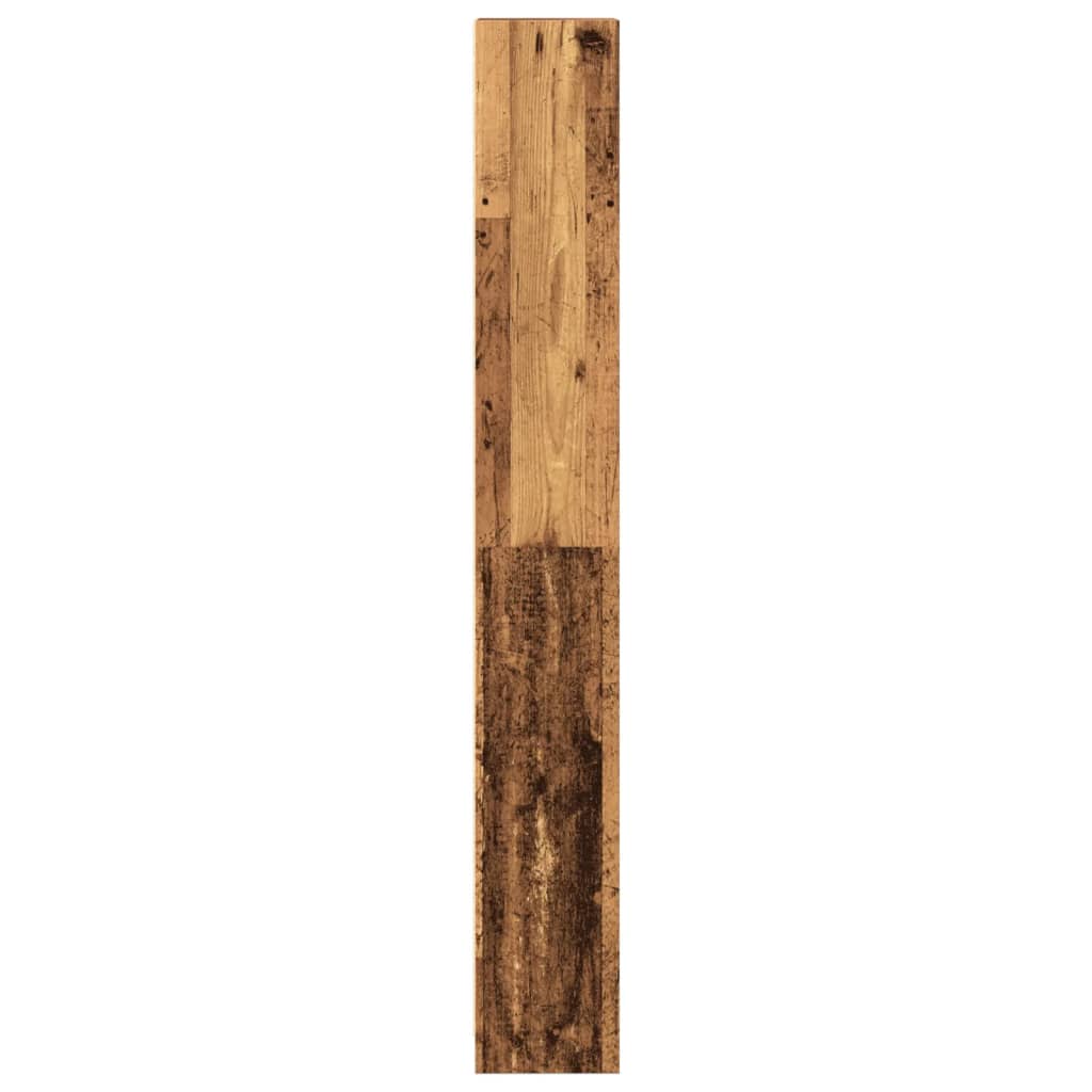 Regal za knjige boja starog drva 40x24x176 cm drveni