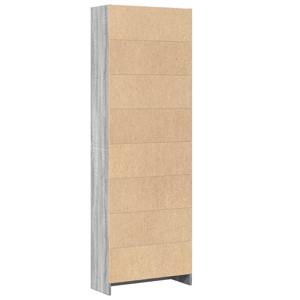 Regal za knjige boja hrasta 60x24x176 cm konstruirano drvo