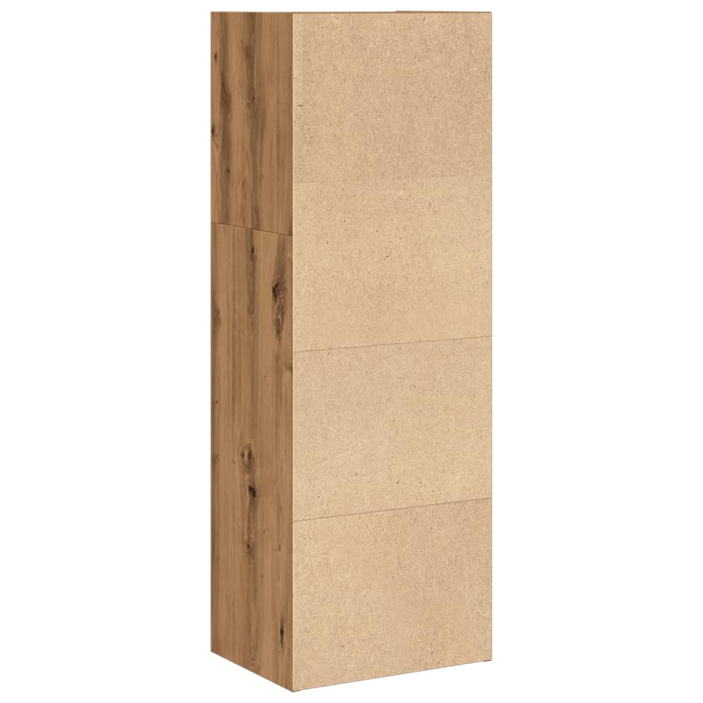 Regal za knjige boja hrasta 40x30x114 cm konstruirano drvo