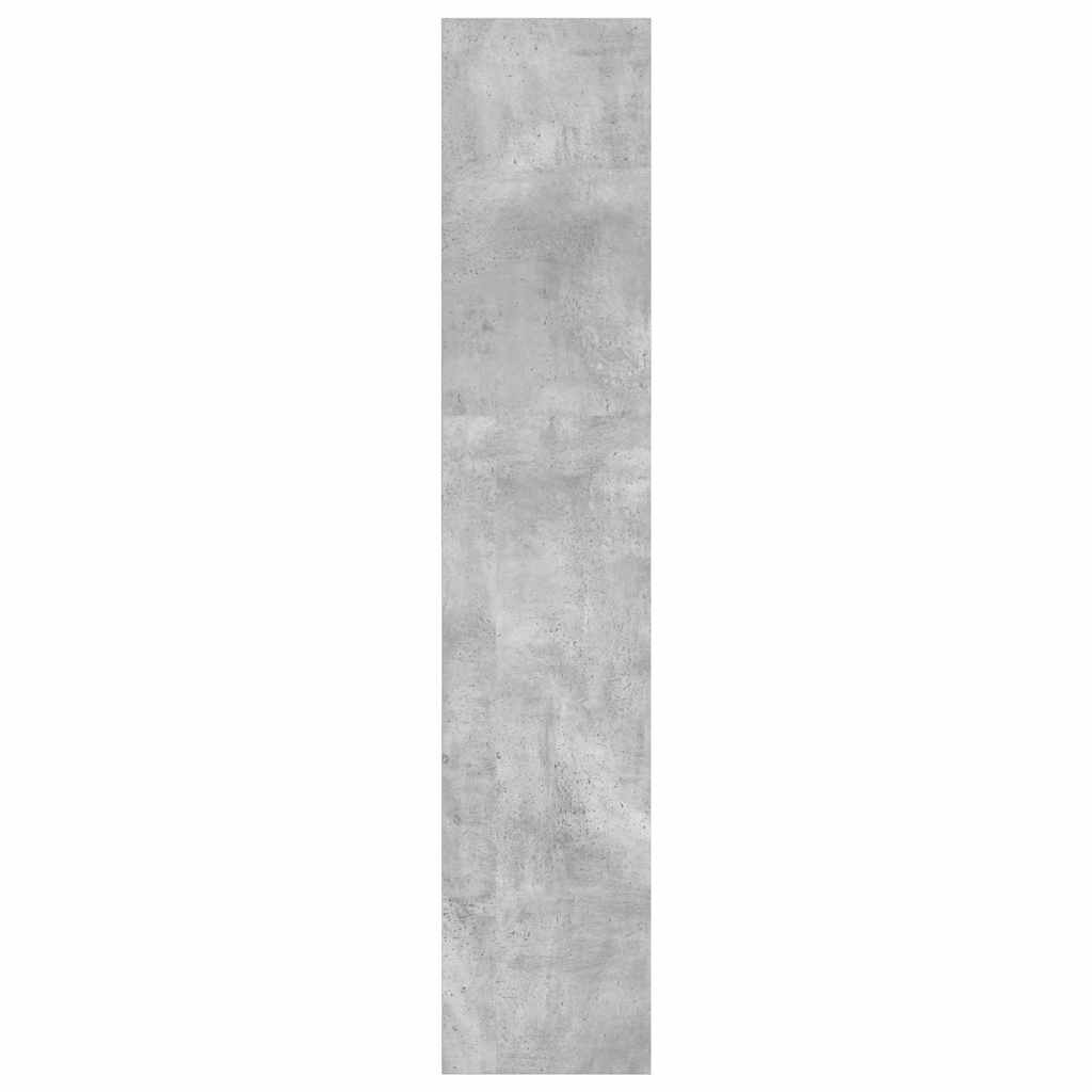 Regal za knjige boja betona 40x30x152 cm konstruirano drvo