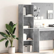 Regal za knjige boja betona 40x30x152 cm konstruirano drvo