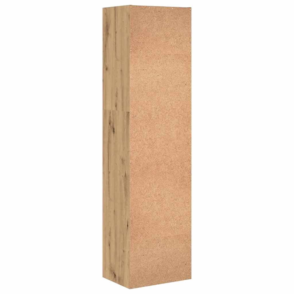Regal za knjige boja artisian hrast 40x30x152 cm drveni
