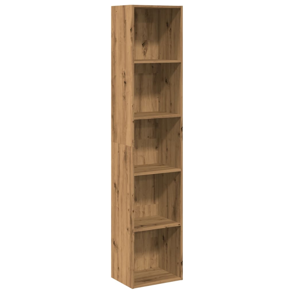 Regal za knjige boja hrasta 40x30x189 cm konstruirano drvo