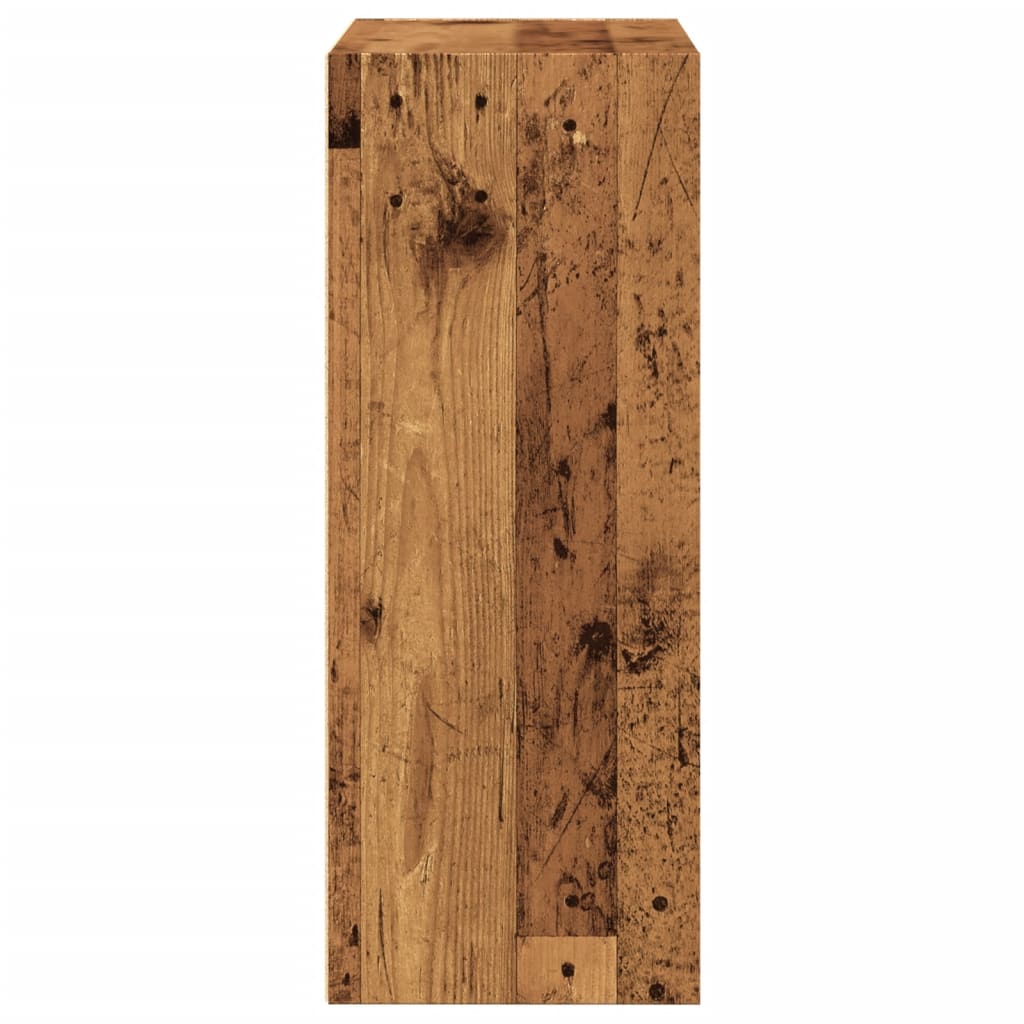 Regal za knjige boja starog drva 60x30x77 cm konstruirano drvo