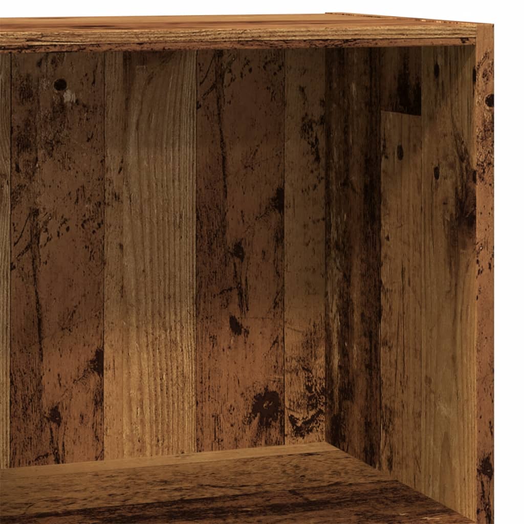 Regal za knjige boja starog drva 60x30x77 cm konstruirano drvo