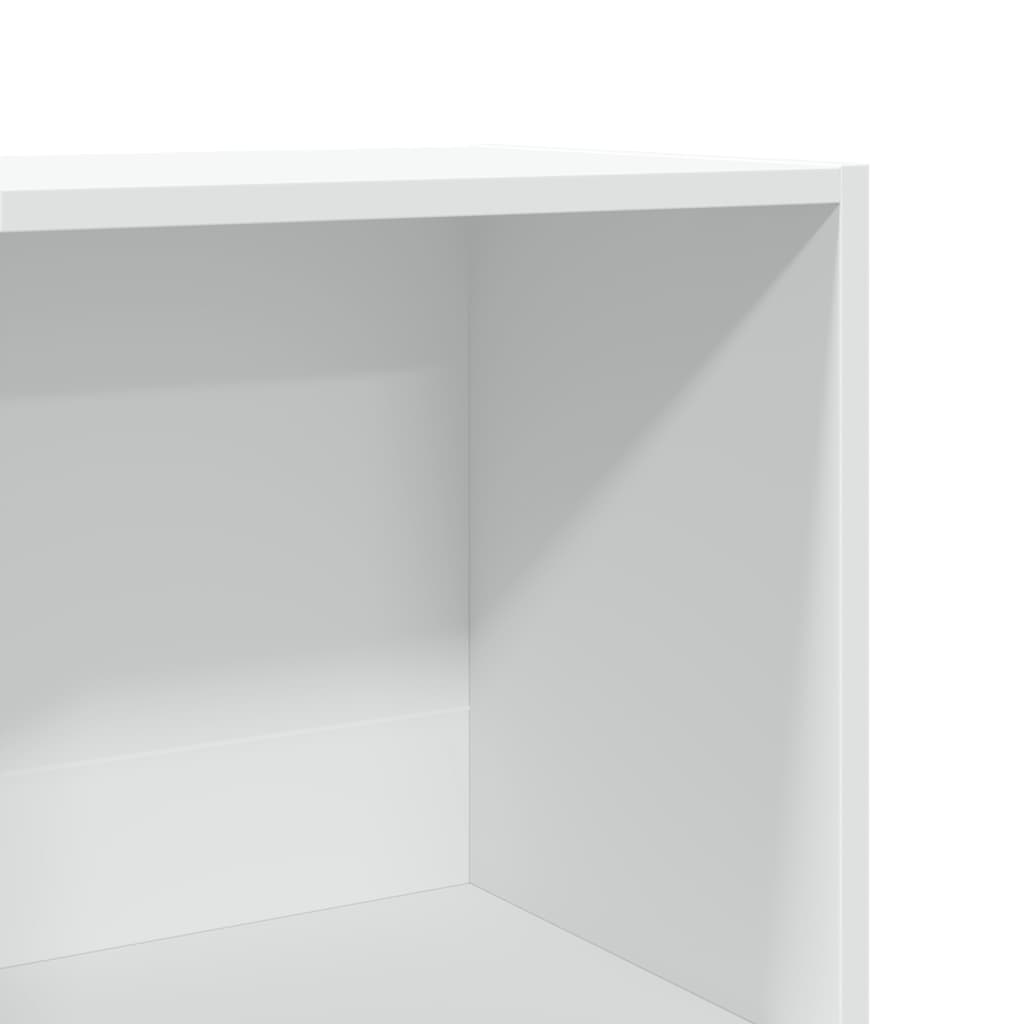 Regal za knjige bijeli 60x30x114 cm od konstruiranog drva