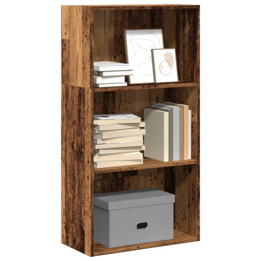 Regal za knjige boja starog drva 60x30x114 cm konstruirano drvo