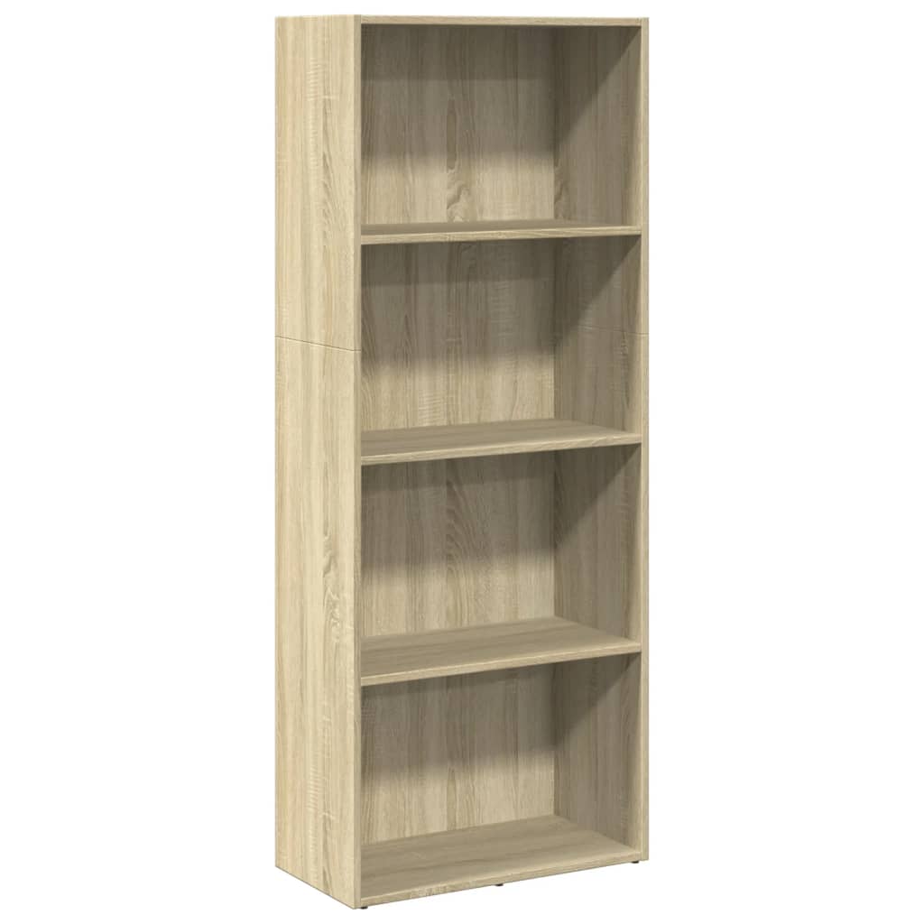 Regal za knjige boja hrasta 60x30x152 cm od konstruiranog drva