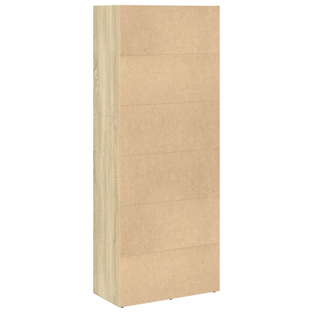 Regal za knjige boja hrasta 60x30x152 cm od konstruiranog drva