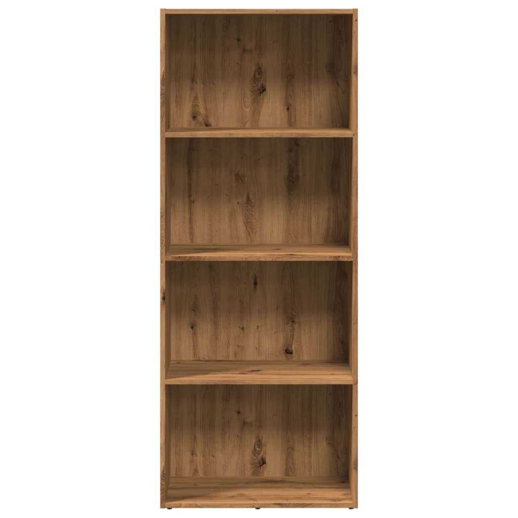 Regal za knjige boja artisian hrast 60x30x152 cm drveni