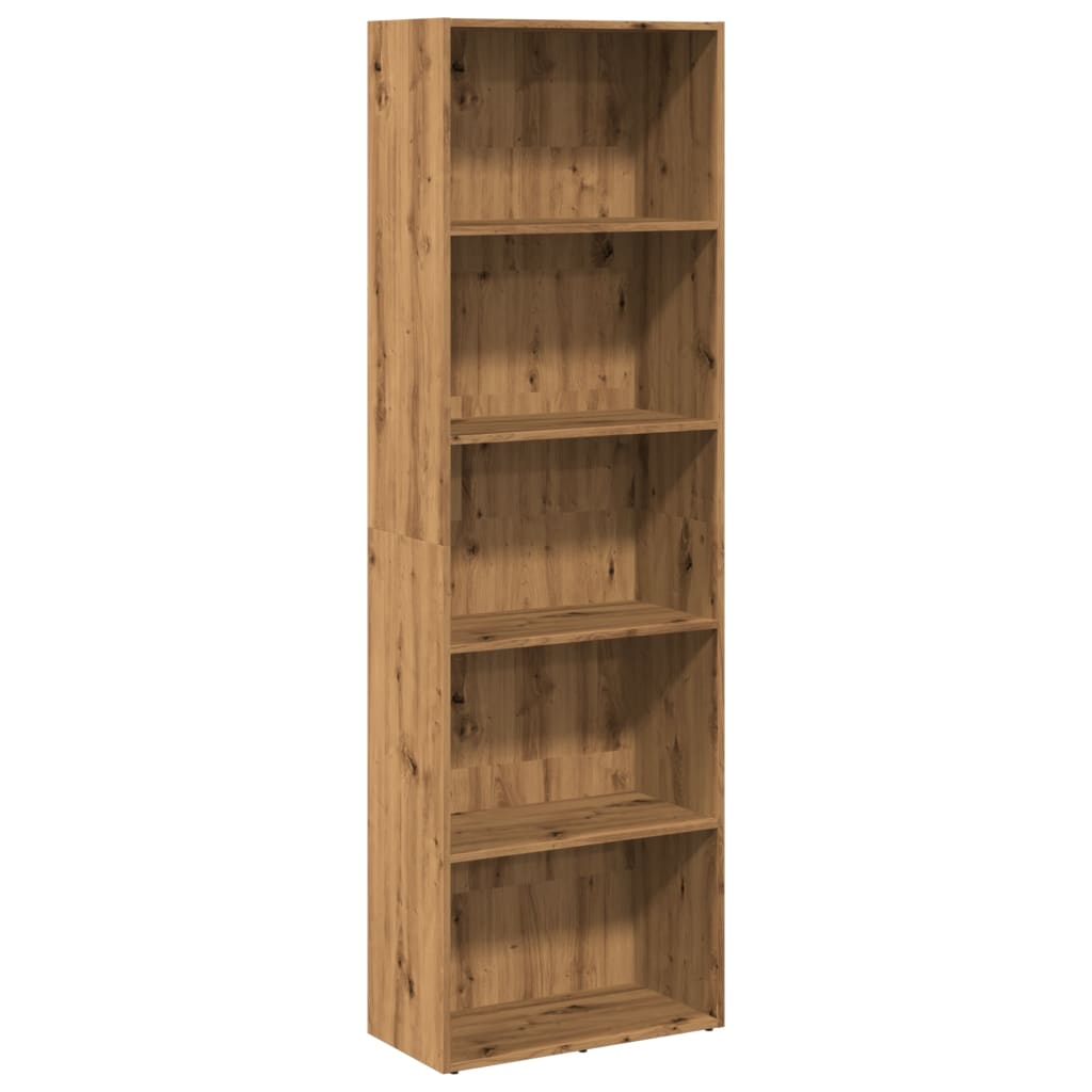 Regal za knjige boja hrasta 60x30x189 cm konstruirano drvo