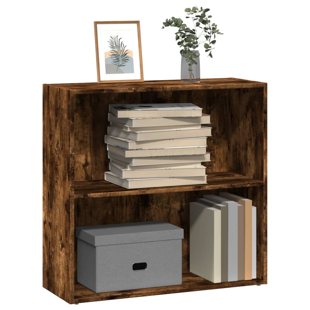Regal za knjige boja hrasta 80x30x77 cm konstruirano drvo
