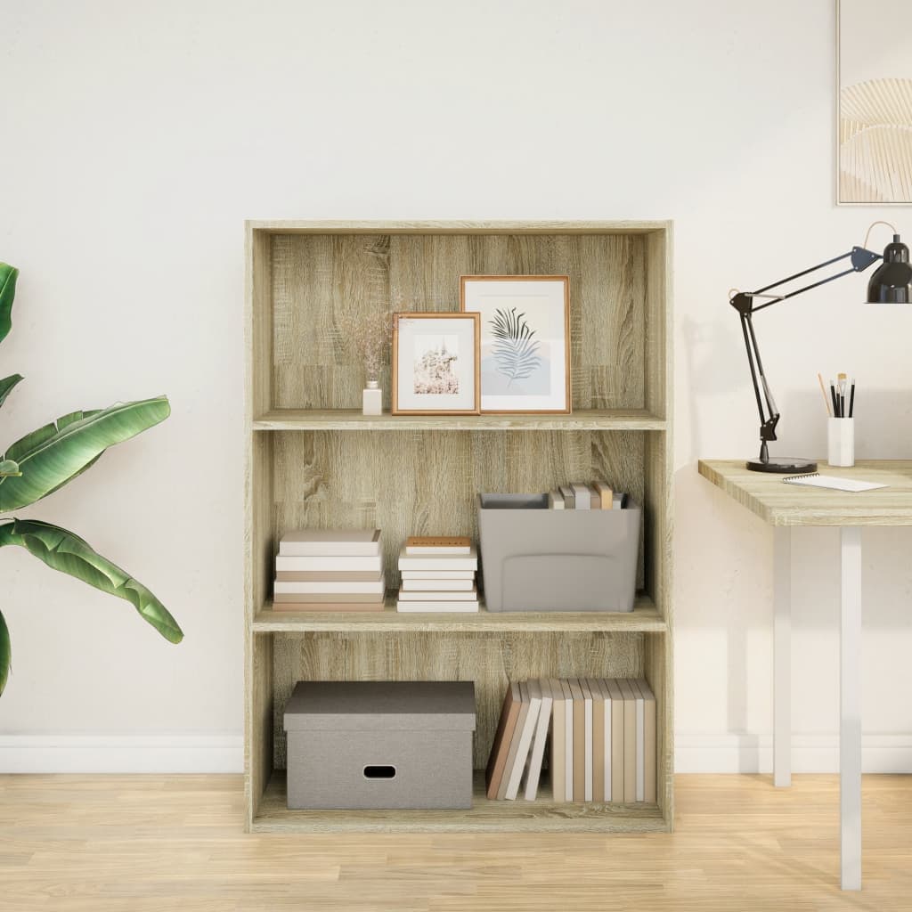 Regal za knjige boja hrasta 80x30x114 cm od konstruiranog drva