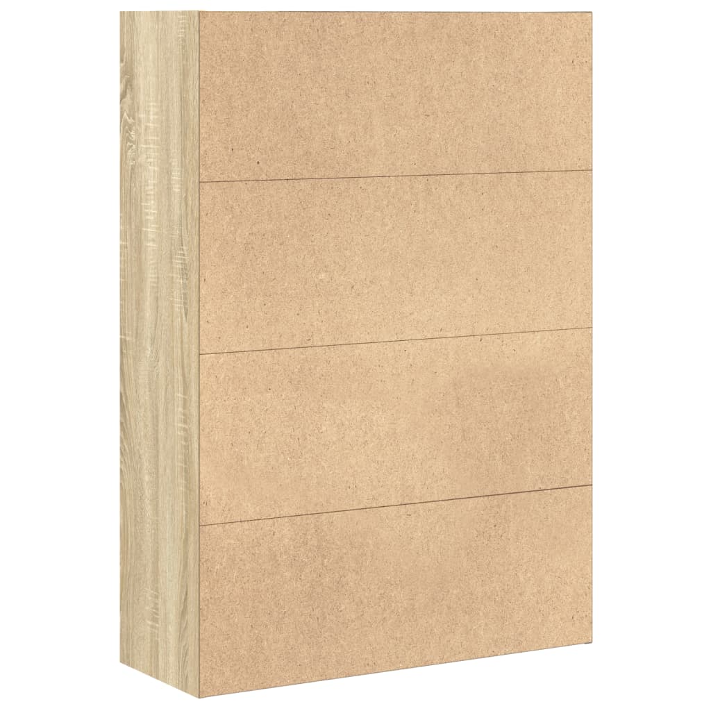 Regal za knjige boja hrasta 80x30x114 cm od konstruiranog drva