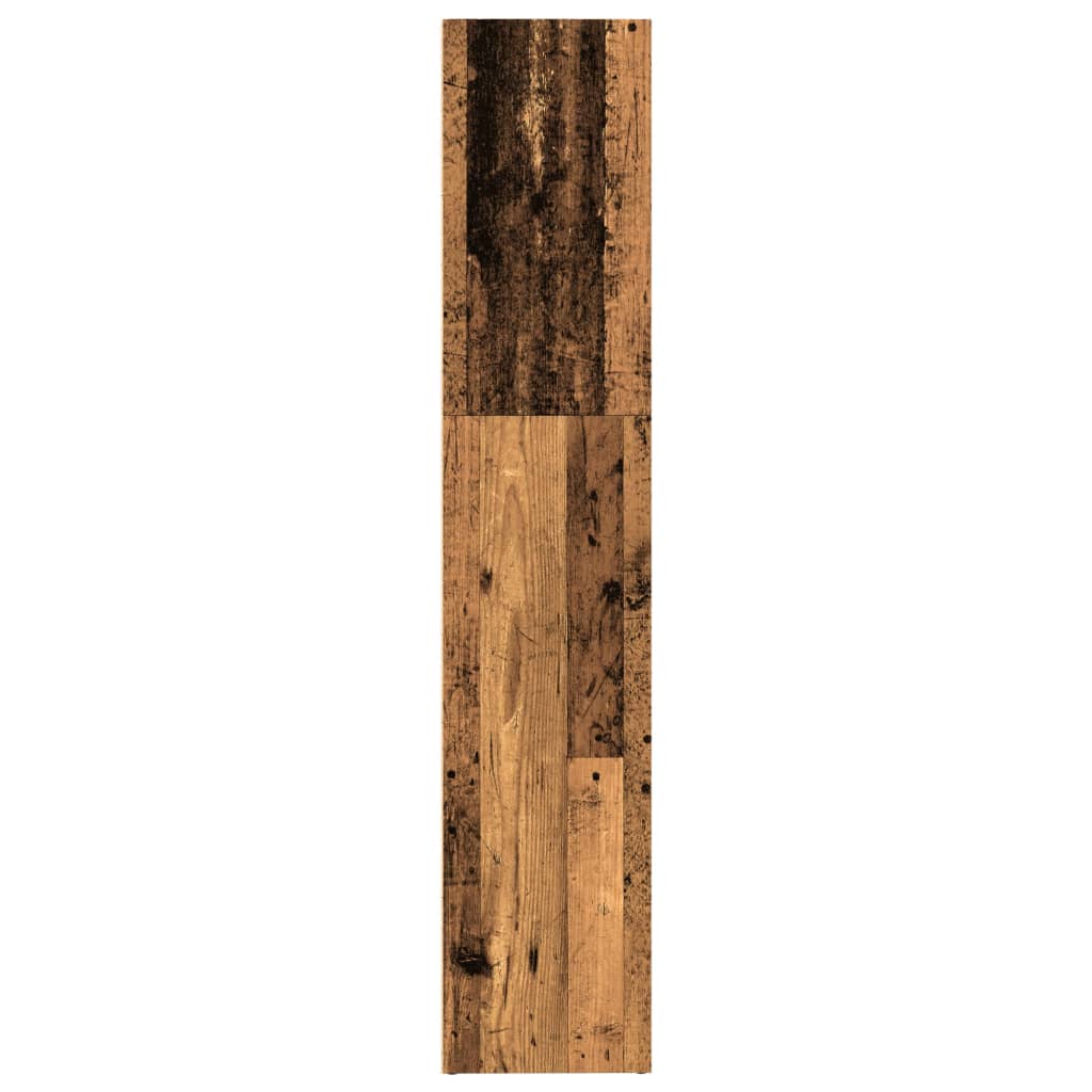 Regal za knjige boja staro drvo 80x30x152 cm konstruirano drvo