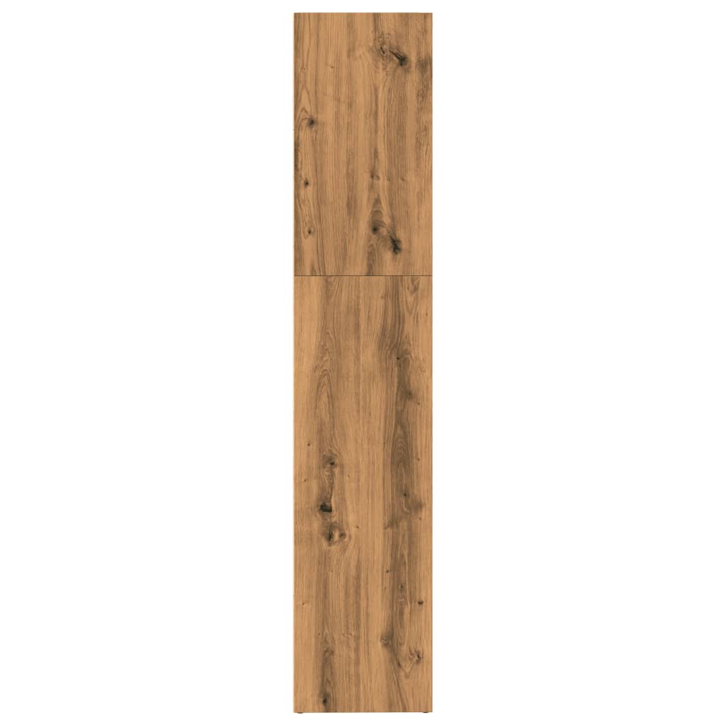 Regal za knjige boja artisian hrast 80x30x152 cm drveni
