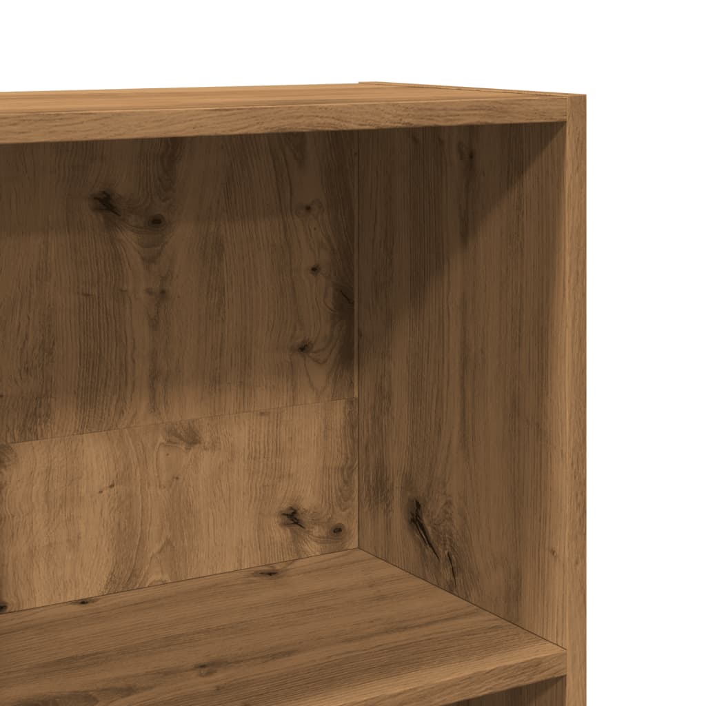 Regal za knjige boja artisian hrast 80x30x152 cm drveni