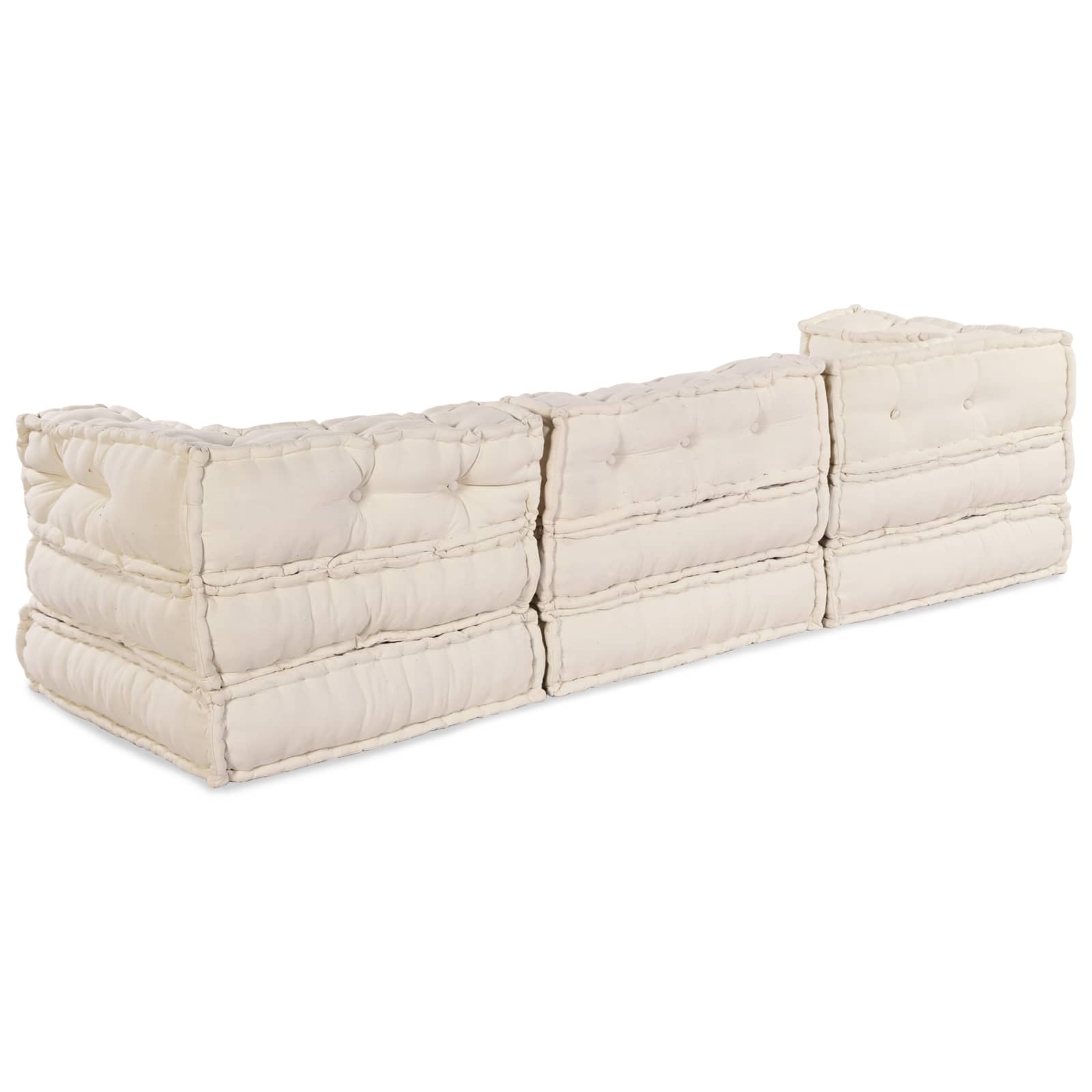 Modularna sofa 3 pcs Krem Tkanina