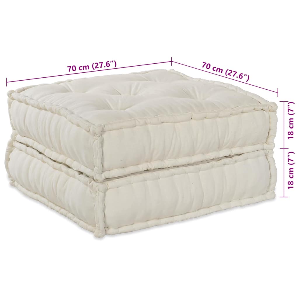 Modularna sofa 4 pcs Krem Tkanina