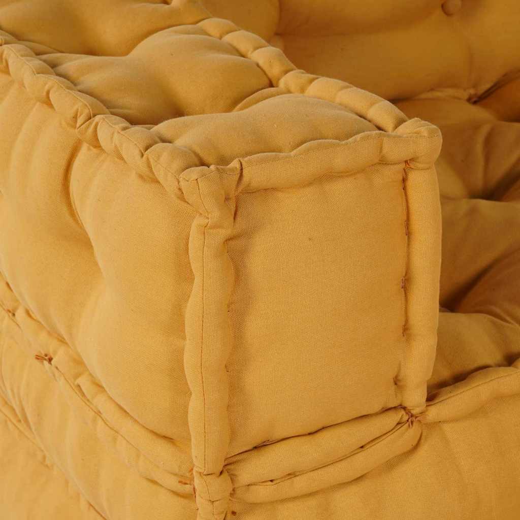 Modularna sofa 2 pcs Žuta 140 x 70 x 56 cm Tkanina