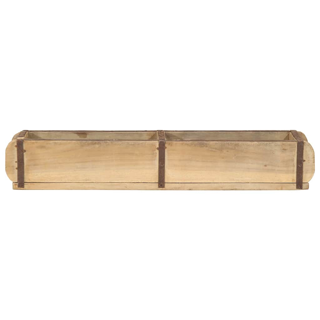 Pladanj 4 pcs Smeđa 57 x 15 x 9 cm Čvrsto drvo iz reciklaže