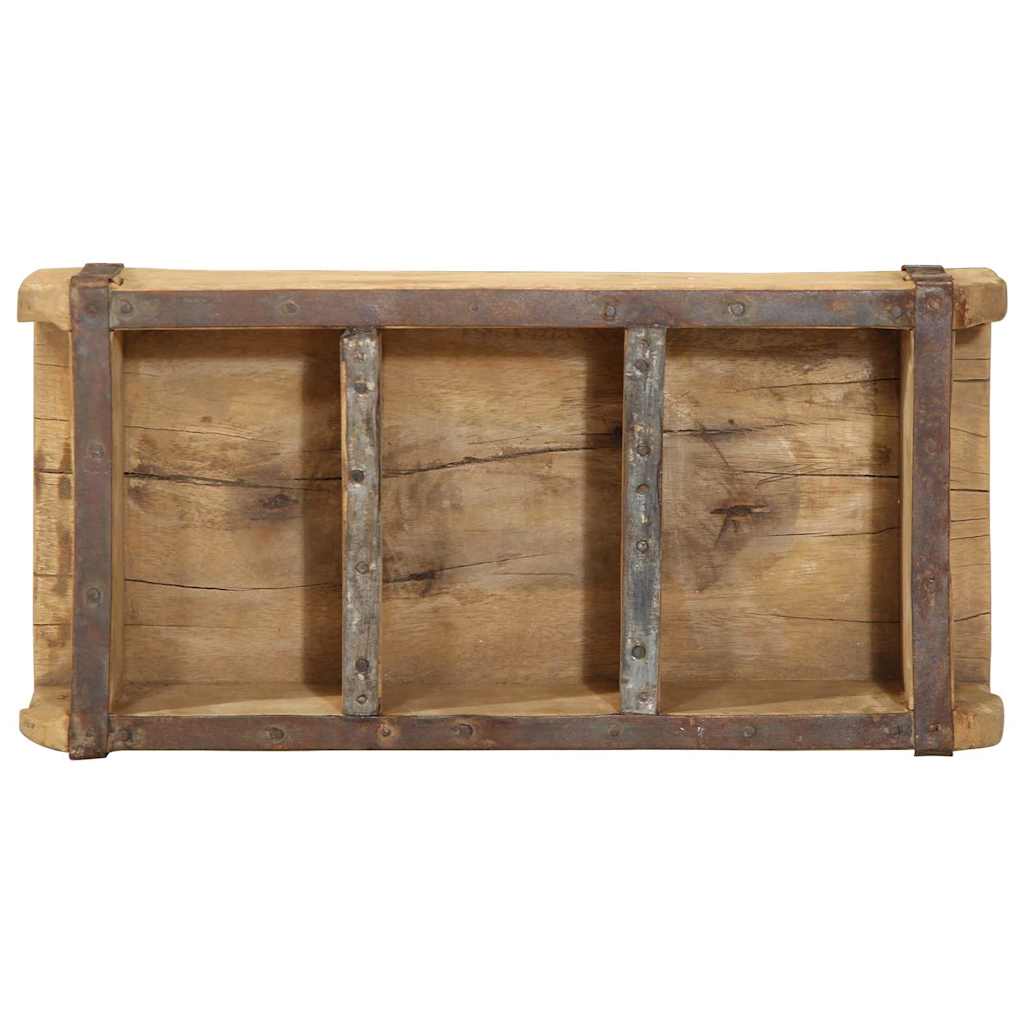 Pladanj 4 pcs Smeđa 30 x 14 x 9 cm Čvrsto drvo iz reciklaže