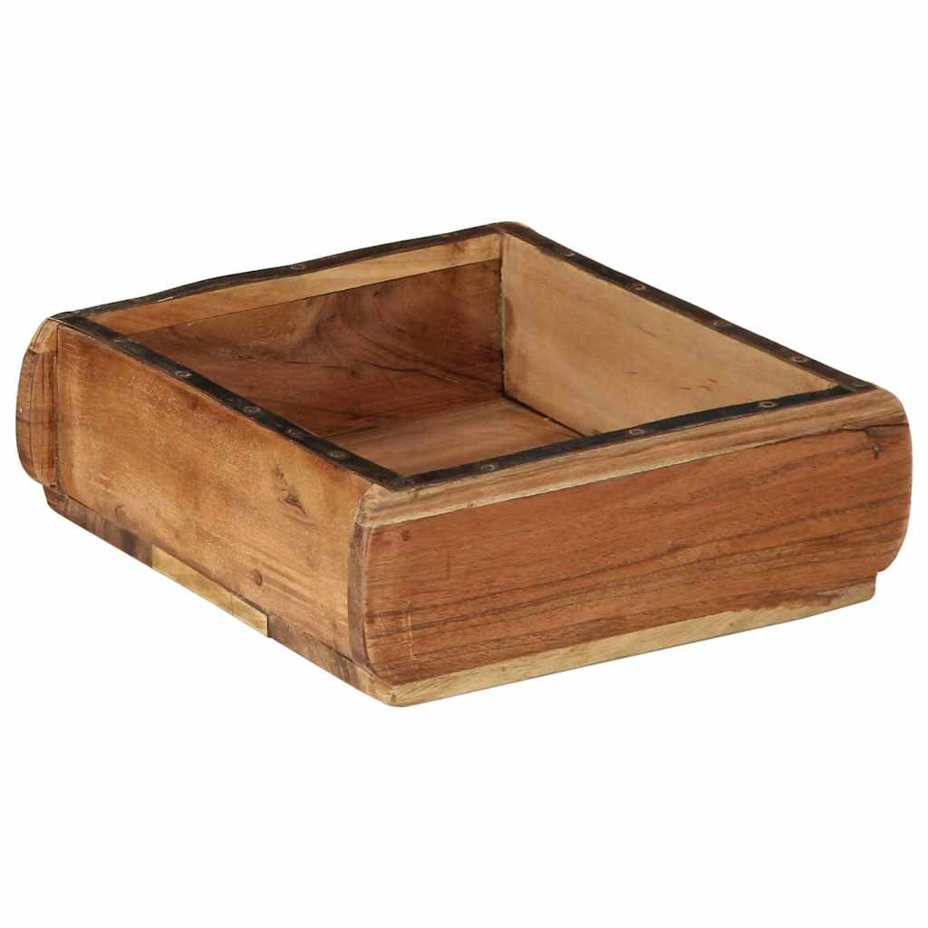 Pladanj 2 pcs Smeđa 29 x 31 x 10 cm Čvrsto drvo iz reciklaže