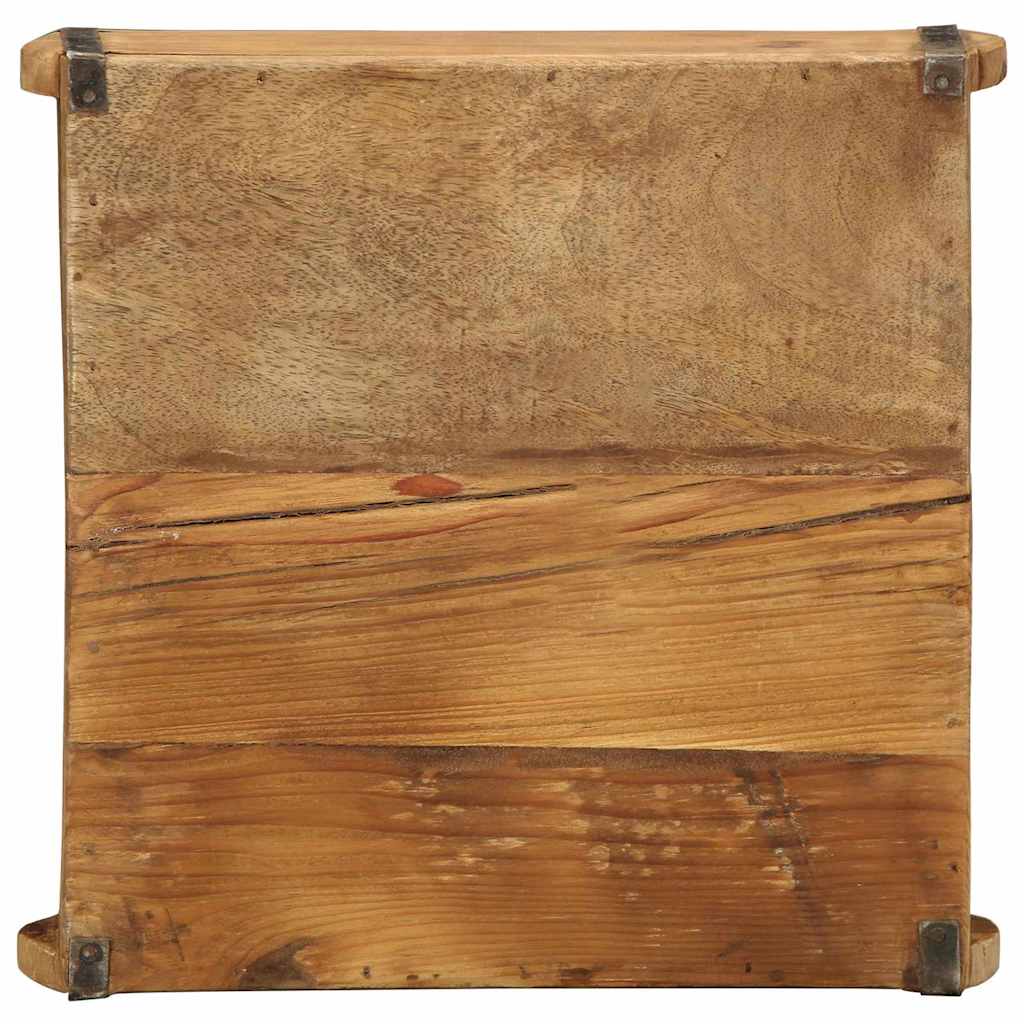 Pladanj 4 pcs Smeđa 29 x 31 x 10 cm Čvrsto drvo iz reciklaže