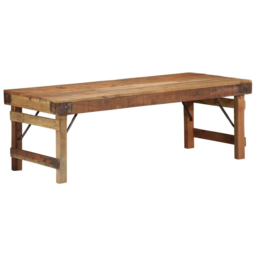 Kava Stol Smeđa 110 x 55 x 40 cm Čvrsto drvo iz reciklaže