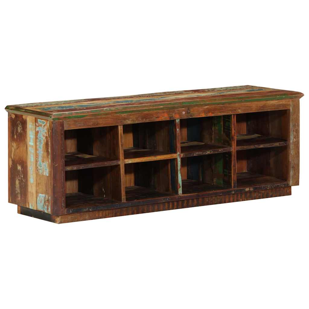 Ormar za cipele Smeđa 110 x 35 x 40 cm Čvrsto drvo iz reciklaže