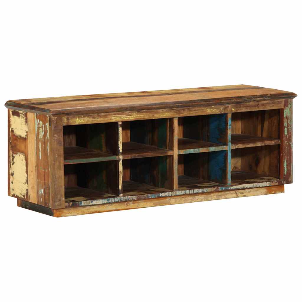 Ormar za cipele Smeđa 110 x 35 x 40 cm Čvrsto drvo iz reciklaže