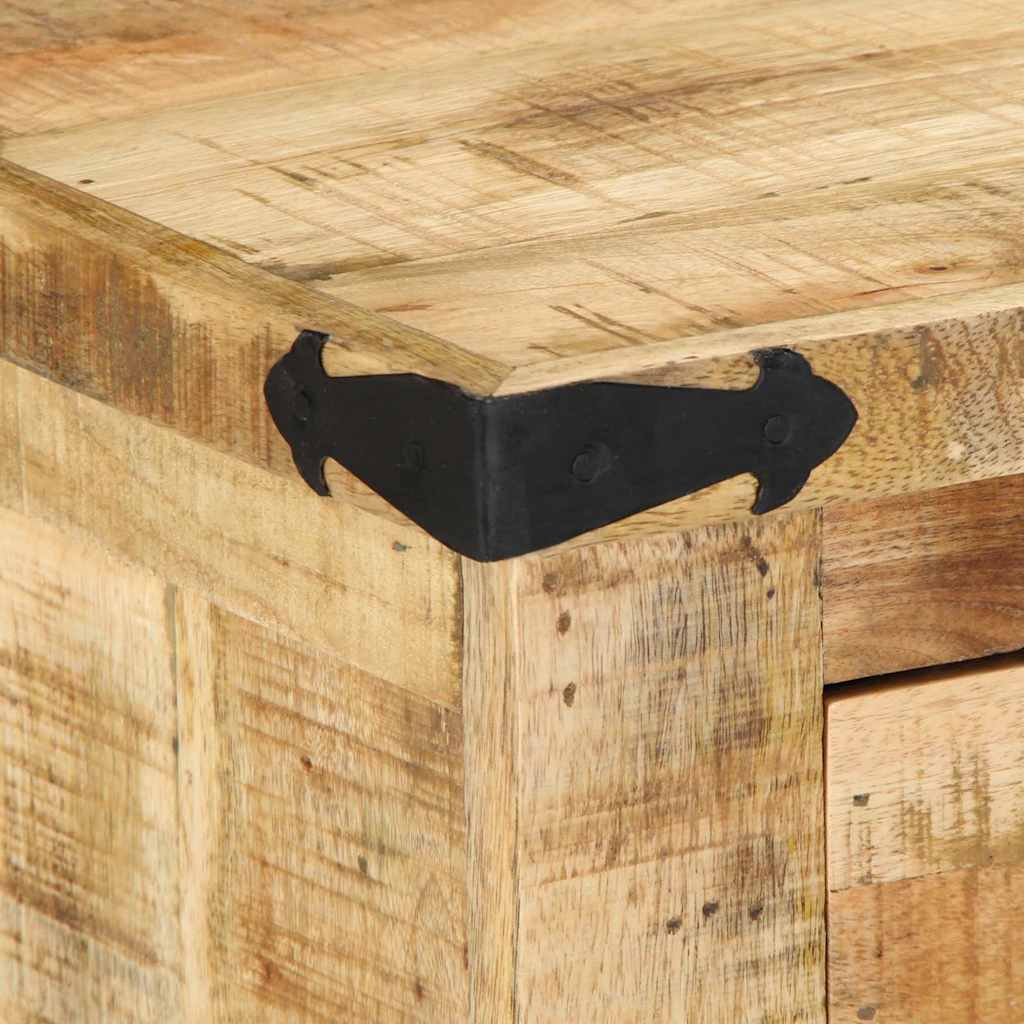 klupa s ladicama s pohranom Smeđa 110 x 35 x 50 cm Grubi Mango