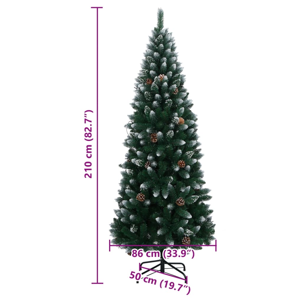 Umjetno božićno drvce s 300 LED žarulja 210 cm