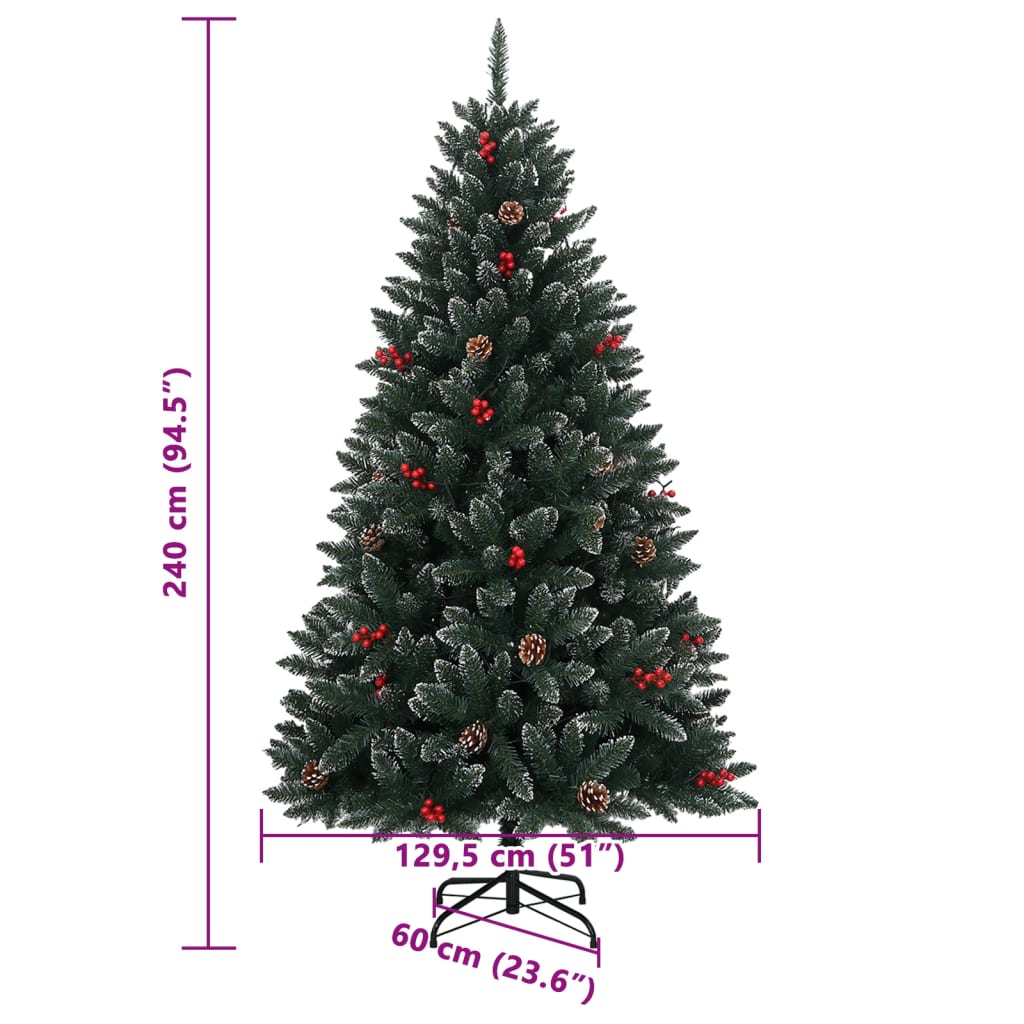 Umjetno božićno drvce 300 LED 240 cm