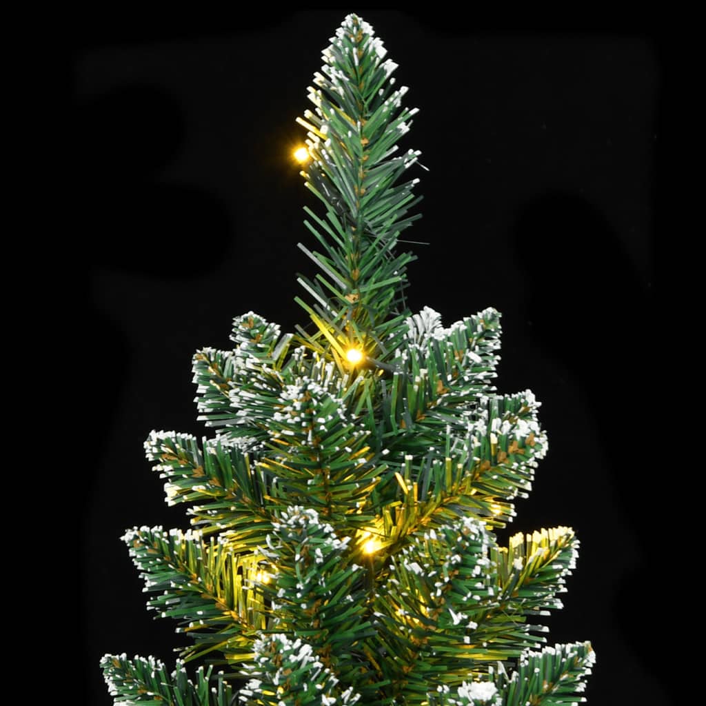 Umjetno tanko božićno drvce sa 150 LED žarulja 150 cm