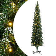 Umjetno tanko božićno drvce s 300 LED žarulja 240 cm