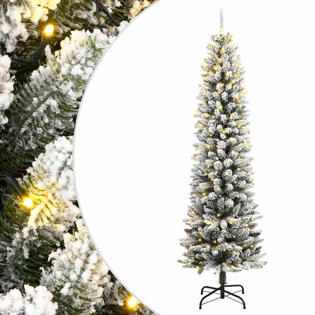 Umjetno božićno drvce sa 150 LED žarulja i snijegom 120 cm