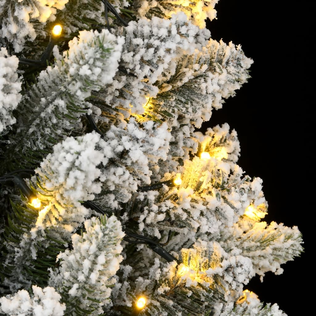 Umjetno božićno drvce 300 LED dioda i nasut snijeg 240 cm