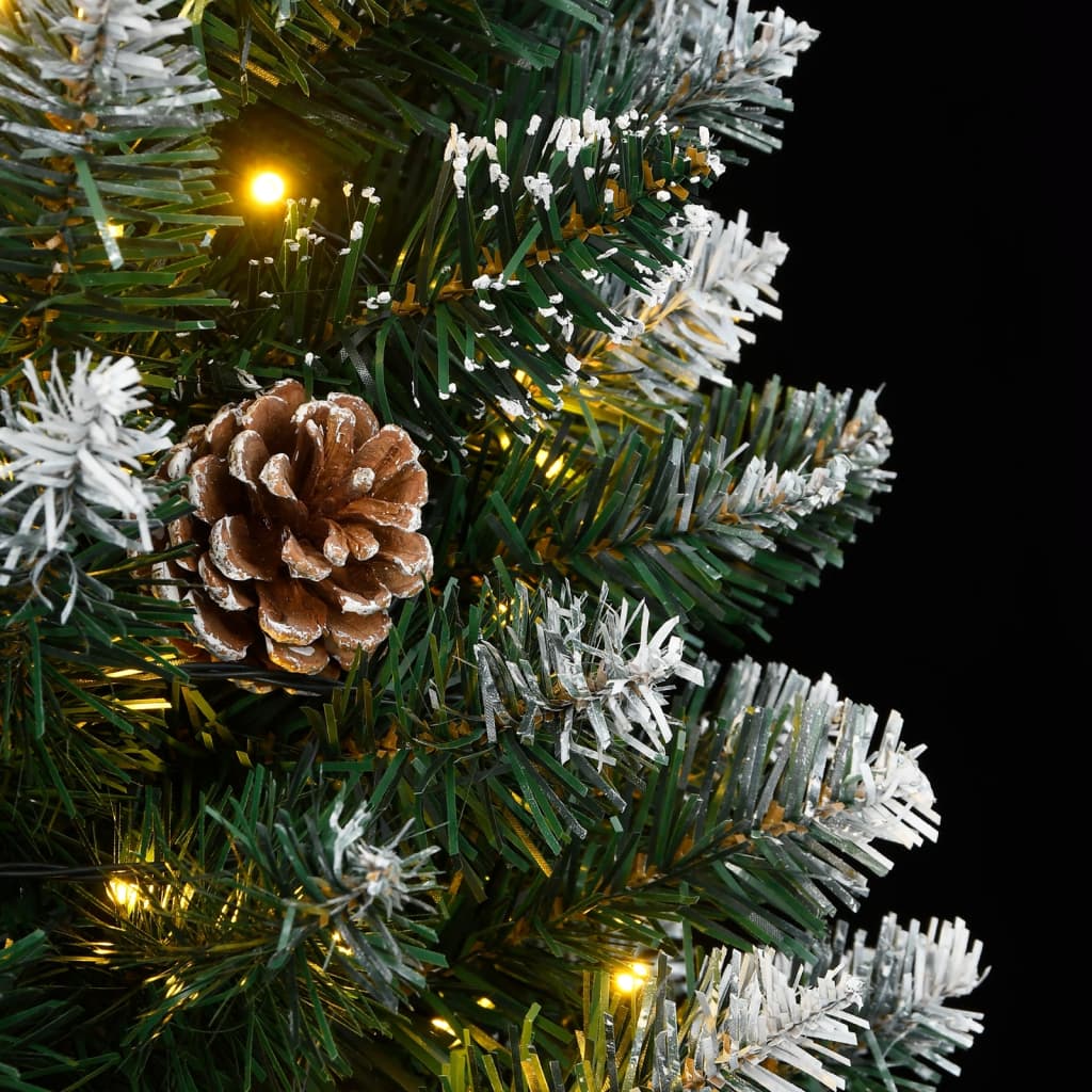 Umjetno tanko božićno drvce s 300 LED žarulja 180 cm
