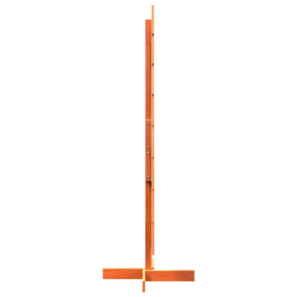 Drveno ukrasno božićno drvce voštano smeđi 150 cm od borovine