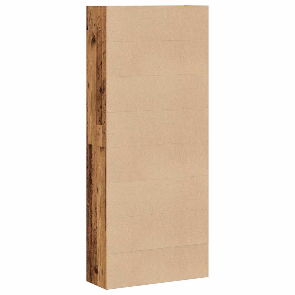 Ormarić za knjige boja drva 80 x 30 x 189 cm konstruirano drvo