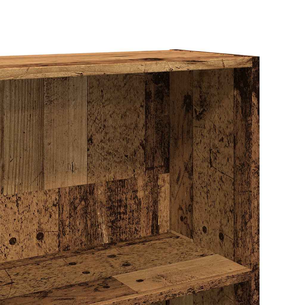 Ormarić za knjige boja drva 80 x 30 x 189 cm konstruirano drvo