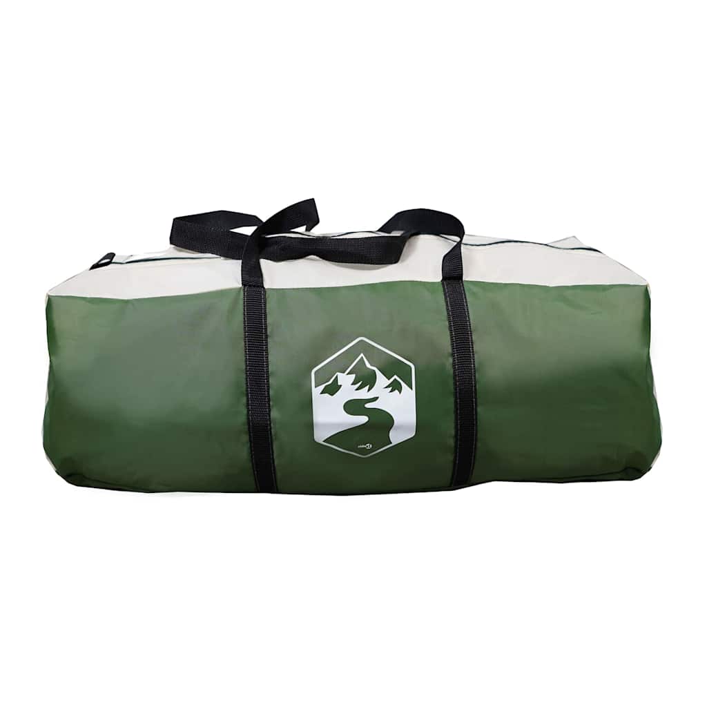 Obiteljski šator s krovom Zelena i Siva 721 x 335 x 212 cm